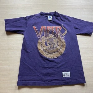 Vintage Six Flags Great America Viper Roller Coaster T Shirt 90s Youth Boys M 10 - Picture 1 of 10