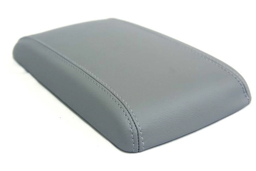 Серый чехол для центральной консоли подлокотника из искусственной кожи подходит для Cadillac DTS 06–11 годов выпуска - Изображение 1 из 2