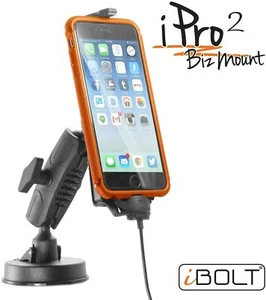 Soporte/montaje para teléfono Bizmount iPro2 con certificación MFI de Apple con ventosa de alta resistencia - Imagen 1 de 6