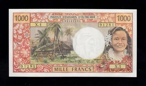 F.C. NUEVA CALEDONIA NEW CALEDONIA , 1000 FRANCOS 1969 , S/C (UNC) , P.61 . - Picture 1 of 2
