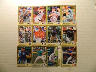 2015 Topps 2 цветные - радужные, фиолетовые, золотые, черные, параллельные карты на ваш выбор - Изображение 1 из 4