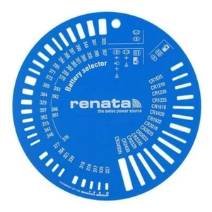 Battery Size Selector by Renata Tool...Free Ship - Picture 1 of 1