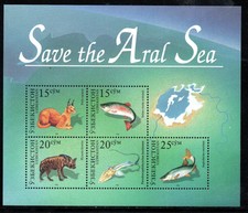 Usbekistan Block 12 ** Aralsee (3034)