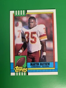 1990 Topps Martin Mayhew RC #130 Washington Redskins - Picture 1 of 2