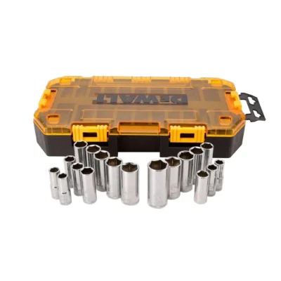 DEWALT 3/8 In. Drive Deep Combination Socket Set with Case (20-Piece) - Image 1 of 3