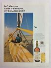 Vintage Original Print Ad 1969 Canadian Club Whisky Wind Cart Land Yacht  Pa-109