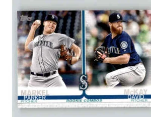 2019 TOPPS MINI On Demand PARKER MARKEL/DAVID MCKAY Base Mariners Rookie RC US53 - Foto 1 di 1
