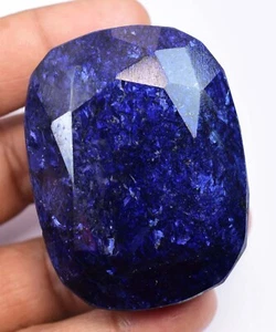 792.60 Ct Natural Huge Blue Sapphire Certified Museum Use Cushion Loose Gemstone - Picture 1 of 4