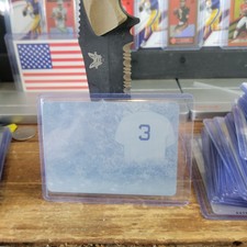 2019 Leaf ITG Used Sports Printing Plate Cyan 1/1 Johnny Mize #NHF-JM1 HOF