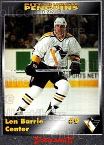 1994-95 Pittsburgh Penguins Foodland #4 Len Barrie