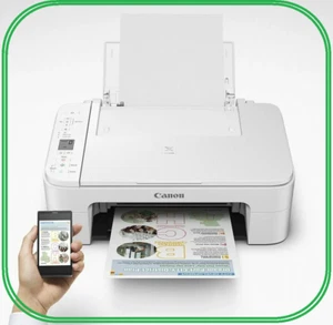 New Canon 3722 (3522) Wireless Printer-Copy-Scan-5'x5' Photo-back School Deal - Picture 1 of 11