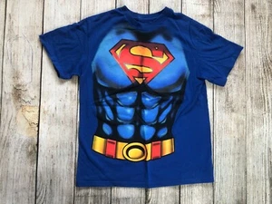 Superman Tee Shirt Youth Extra Large XL 14 16 Ripped Body Tee Halloween T-Shirt - Picture 1 of 4