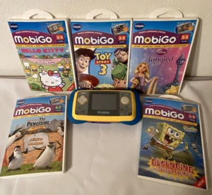 VTech Mobigo Handheld Touch Learning System Video Game System Include Five Games - Picture 1 of 16