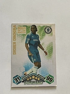 MATCH ATTAX 2009/10 09/10 DIDIER DROGBA MAN OF THE MATCH GREAT - Picture 1 of 2