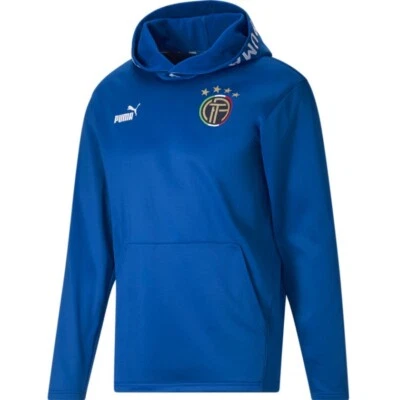 Sudadera con capucha polar Puma Italia Ftbl Core fútbol azul 770096-08 para hombre talla L Foto 1 de 2