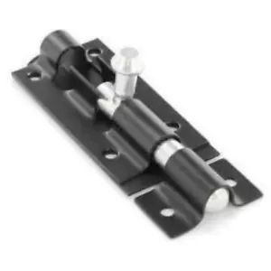 Garden Gate Shed Sliding Door Tower Bolt Black - 3, 4, 6, 8 Inch - 3 Inch - Picture 1 of 1