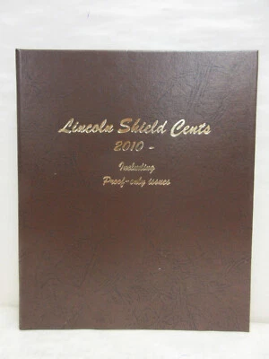 Álbum de monedas Dansco #8104 centavos Lincoln Shield a partir de 2010 con pruebas (P D & S) Foto 1 de 4