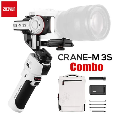 ZHIYUN Crane M3S Combo 3-Axis Gimbal Stabilizer for Canon Sony Mirrorless Camera - Image 1 of 4
