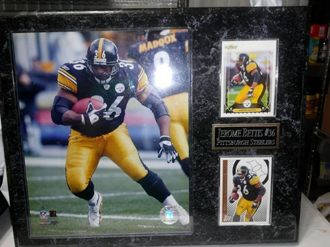 OFFICIAL NFL JEROME BETTIS 12×15 PLAQUE. (F1) Cover