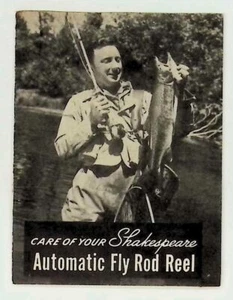 Carrete de pesca Shakespeare automático caña con mosca guía de cuidado Kalamazoo Michigan - Imagen 1 de 3