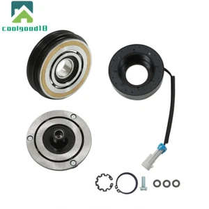 AC Compressor Clutch Kit w/Coil Pulley For 2000-2013 Chevrolet Silverado 1500 - Foto 1 di 15