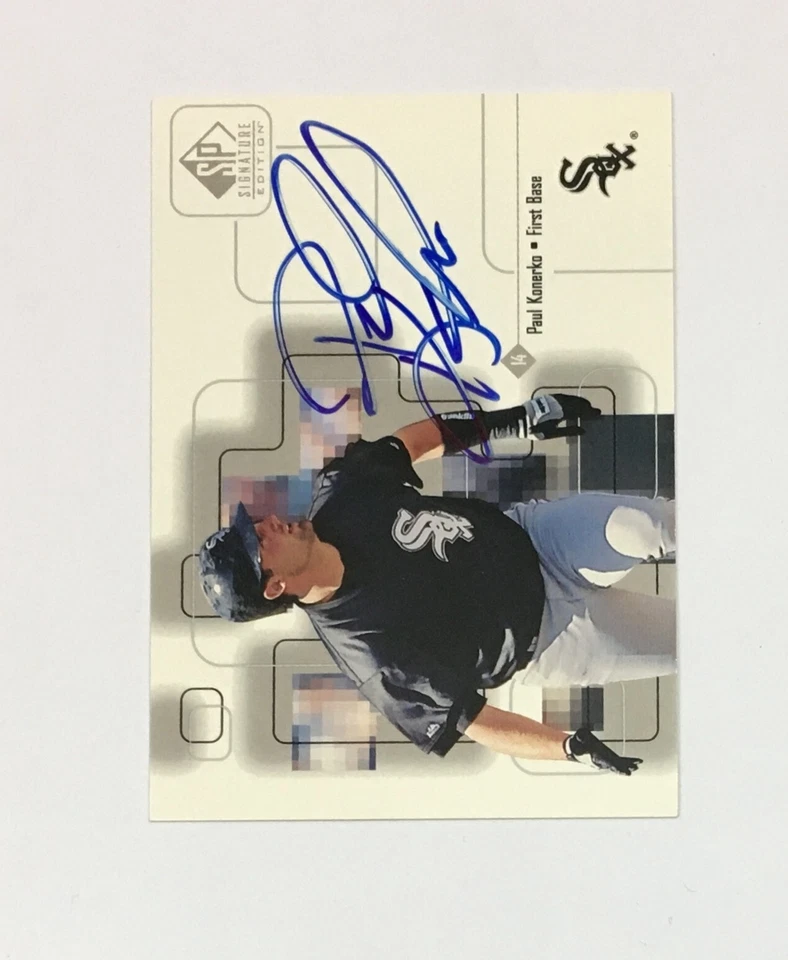 PAUL KONERKO 1999 Upper Deck SP Signature Edition Baseball AUTOGRAPH Card - Image 1 of 1