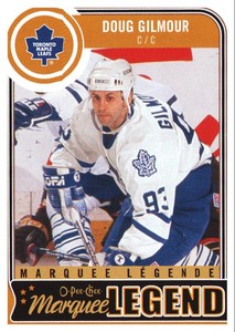 2014-15 O-Pee-Chee Maple Leafs Hockey Card #576 Doug Gilmour