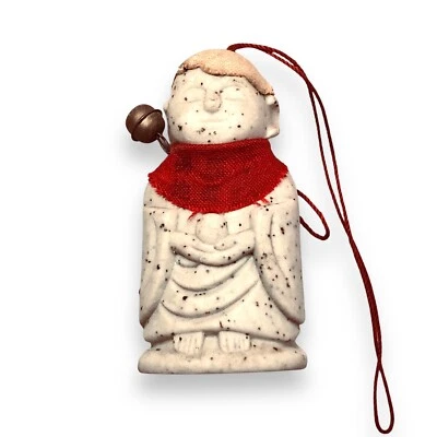 Japanese Jizo Bosatsu Monk OjizouSama Stone Statue Shinto Shrine Buddhist J26 - Image 1 of 4