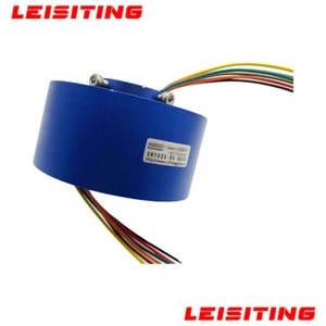 NEW 6Wires 380V AC/DC 10A 25.4MM Dia Metal Capsule Conductors Slip Ring Blue - Picture 1 of 4