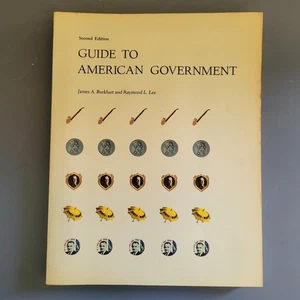 1966 Guide To American Government Second Edition Book Burkhart, Lee Vintage - Imagen 1 de 5