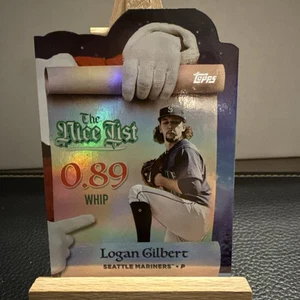 Logan Gilbert 0.89 WHIP Foil 2025 Topps Holiday Baseball The Nice List Mariners - Bild 1 von 2
