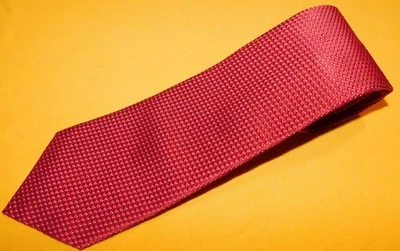 CORBATA CON MOTIVO DE PUNTOS ROJOS/BLANCOS DAVID DONAHUE HECHA EN EE. UU. - NUEVA CON ETIQUETAS - CORBATAS DE DISEÑADOR. Foto 1 de 4