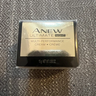 Crema de noche multiperformance Avon Anew Ultimate 0,50 oz TAMAÑO DE VIAJE SELLADA Foto 1 de 4