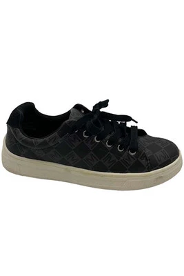 Isaac Mizrahi Live! Monogram Sneaker Black - Image 1 of 3
