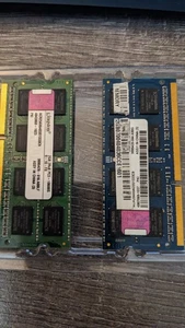 2 X Kingston 2GB 2Rx8 PC3-10600S-09-10-F0 DDR3 RAM SOD Module ACR256X64D3S1333C9 - Picture 1 of 3