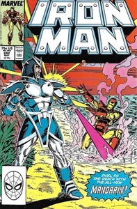 Iron Man Comic Book #242 (1989) Mandarin appearance, Tony Stark shot,,, - Picture 1 of 1