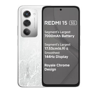 Redmi 15 5G (White 8GB+256GB) 50MP AI Camera-Global Version. “NO TARIFFS IN USA” - Picture 1 of 10