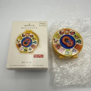 Hallmark 2007 See N Say Fisher Price adorno ¡NUEVO! ¡SELLADO!! - Imagen 1 de 7