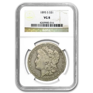 1895-S Morgan Dollar VG-8 NGC - Picture 1 of 3