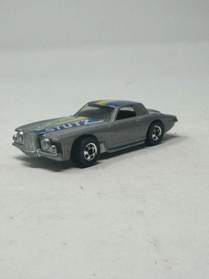 Винтажный 1979 Mattel Hot Wheels Stutz Blackhawk серебро/синий/желтый Blackwall - Изображение 1 из 4