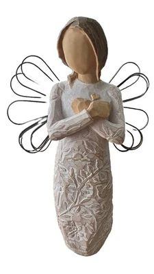  Demdaco 2010 Willow Tree Figurine Angel of Remembrance Susan Lordi - Image 1 of 4