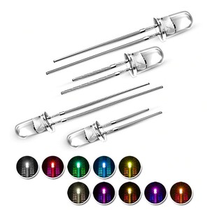 100pcs 5mm LED White UV Round Water Clear Light Ultra Bright Emitting Diodes Red