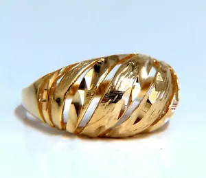 Dome Staggered 14kt Ring - Picture 1 of 5