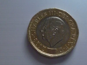 2023 CHARLES III ONE POUND COIN. - Picture 1 of 2