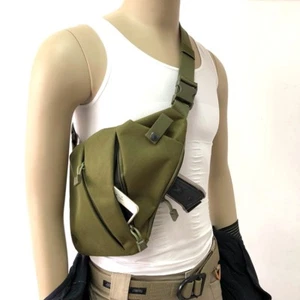 Tactical Chest Sling Bag Anti-Diebstahl Outdoor Jagd Dünn Spy Gun Holster Tasche - Bild 1 von 16