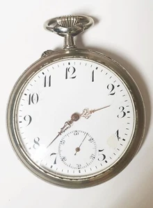 OROLOGIO DA TASCA ANONIMO DIAMETRO 49 mm. NON FUNZIONANTE - Imagen 1 de 4