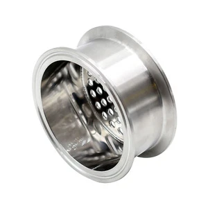 HFS(R) 3" Placa de filtro Tri Clamp con agujero de 6 mm de acero inoxidable 304 - Imagen 1 de 2