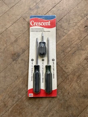 NOS Crescent 3pc Screwdriver Set - Slotted & Phillips (LCC1003ST) - Image 1 of 2