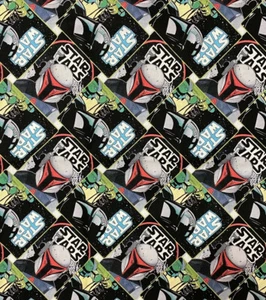 NEW PRINT IN STOCK NOW! Star Wars Mandalorian Cotton Fabric FAT QUARTER 18”x21" - Picture 1 of 1