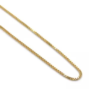 Collana Maglia Veneziana in Argento 925 Placcato Oro Lunghezza cm 50 - Foto 1 di 2